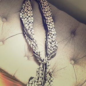 Coach Monogram Silk Scarf